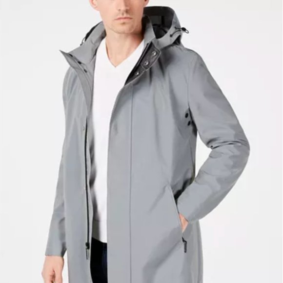 Calvin Klein slim-fit Reflective Rain Coat
